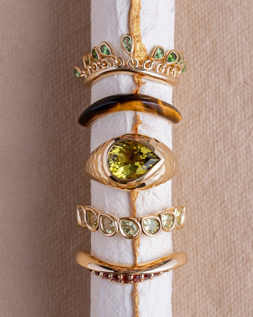 Fall Bubble Signet Ring