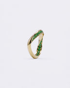 Studded Eternal Gold Loop