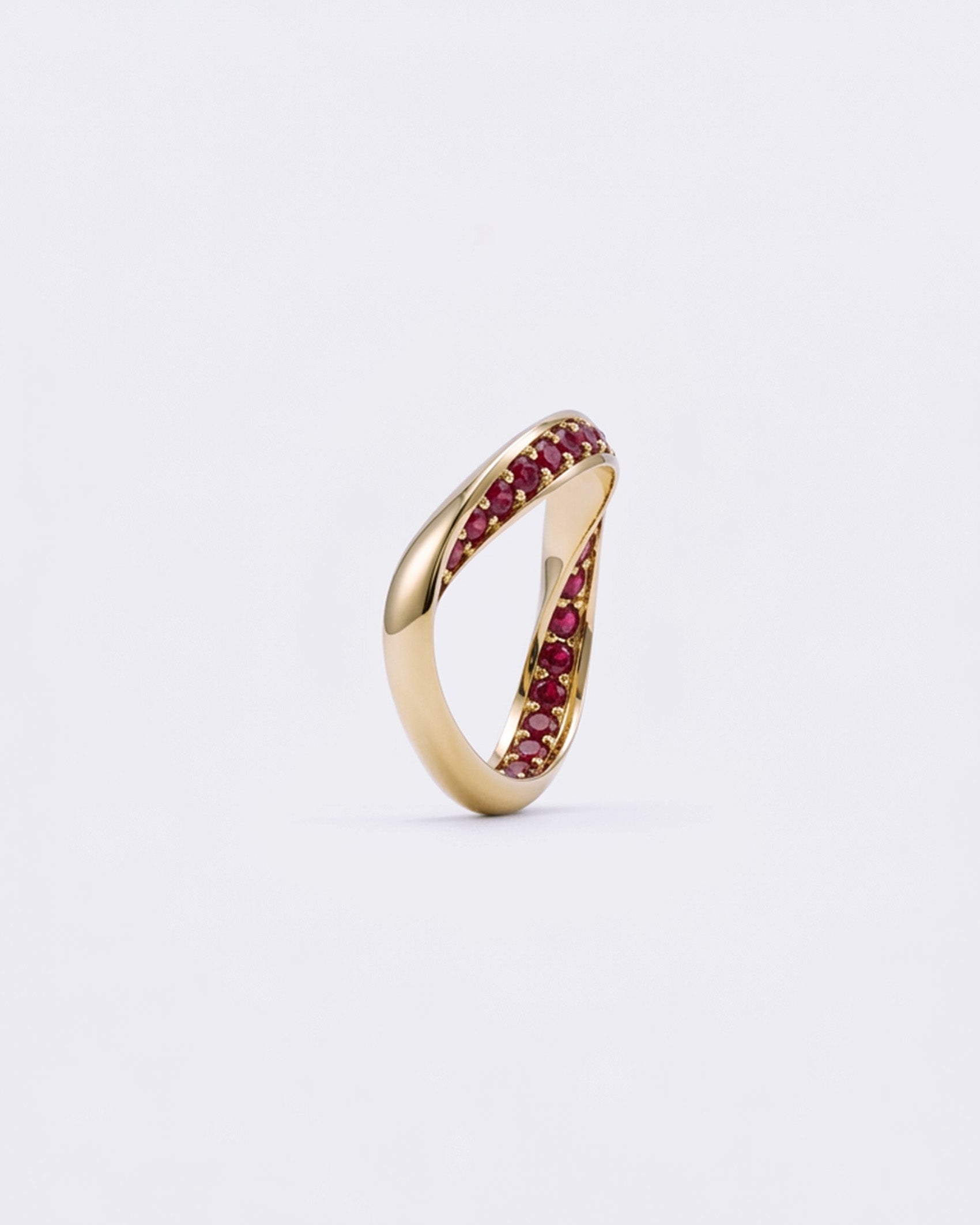 Studded Eternal Gold Loop