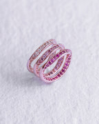 Morganite & Pink Tourmaline Eternal Trio