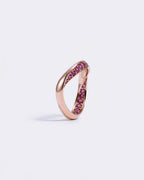 Studded Eternal Rose Gold Loop