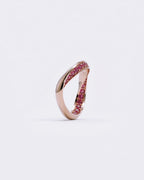 Studded Eternal Rose Gold Loop
