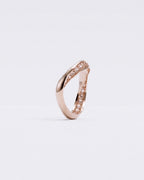 Studded Eternal Rose Gold Loop