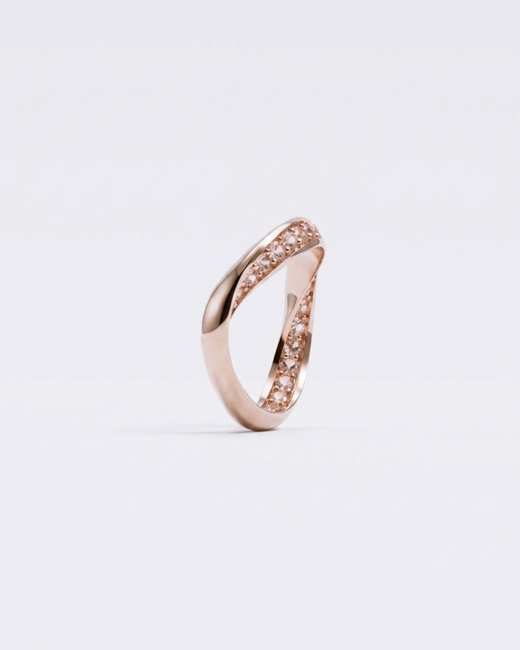 Studded Eternal Rose Gold Loop