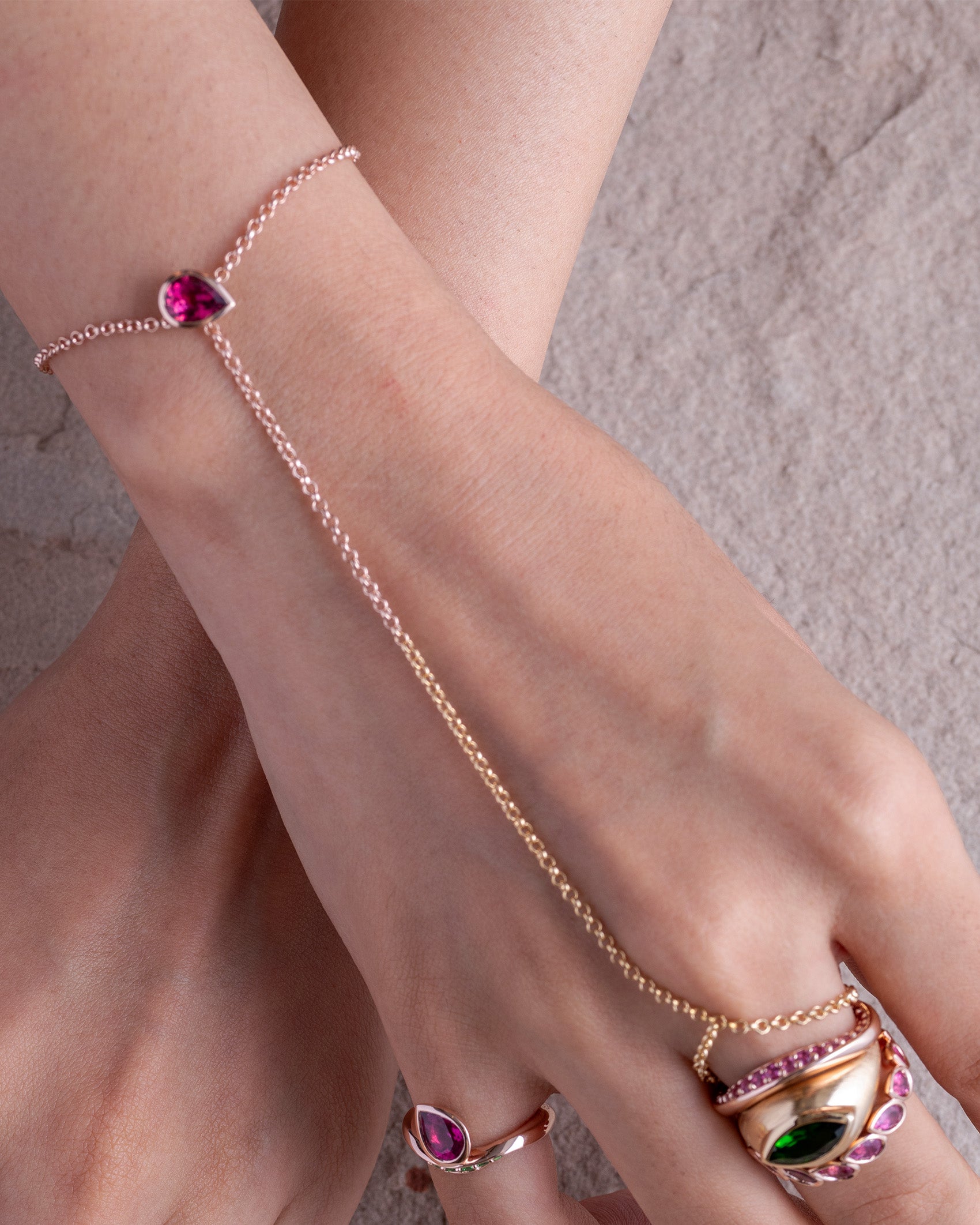 Bloom to Gold Handchain