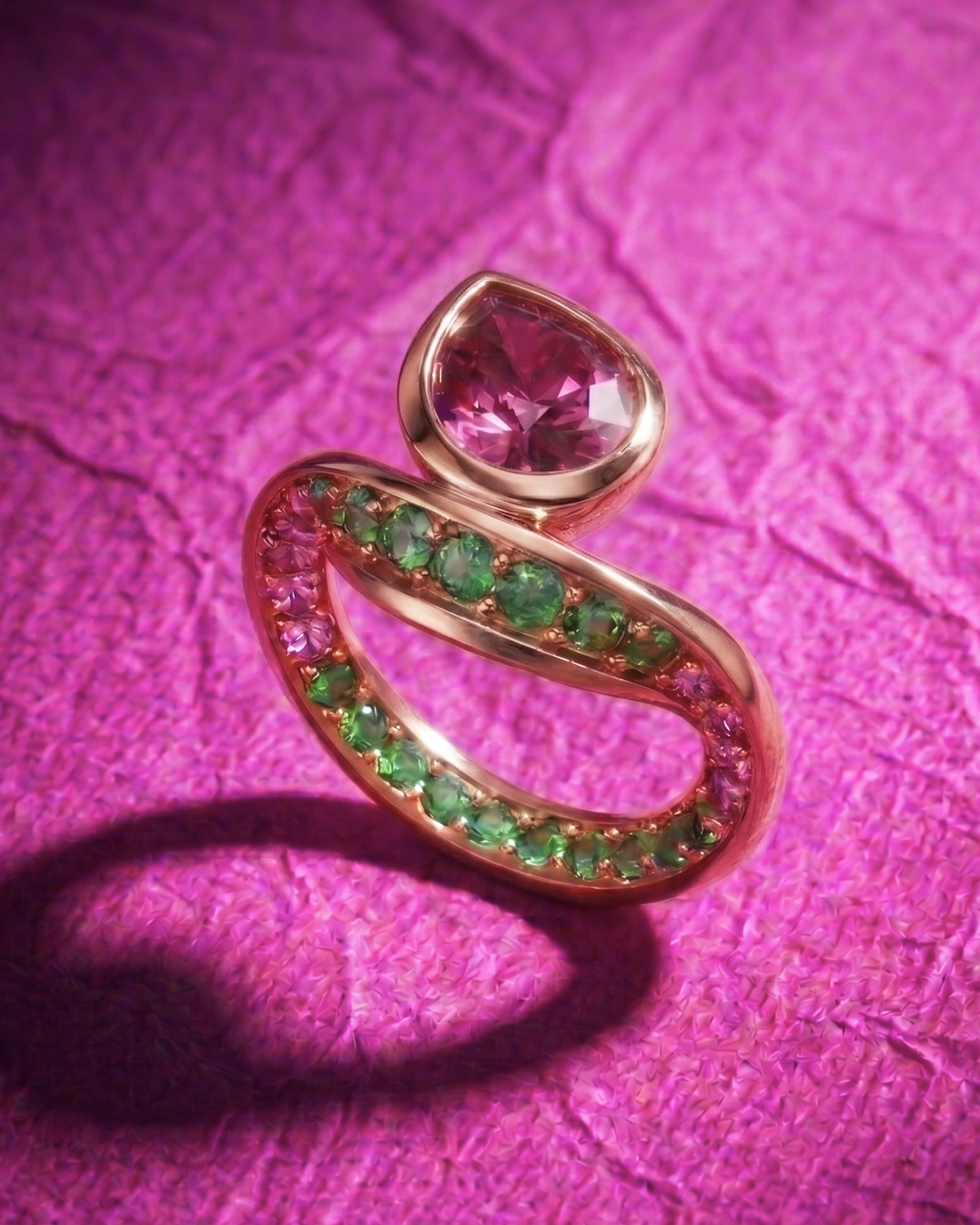 Spring Pinky Ring