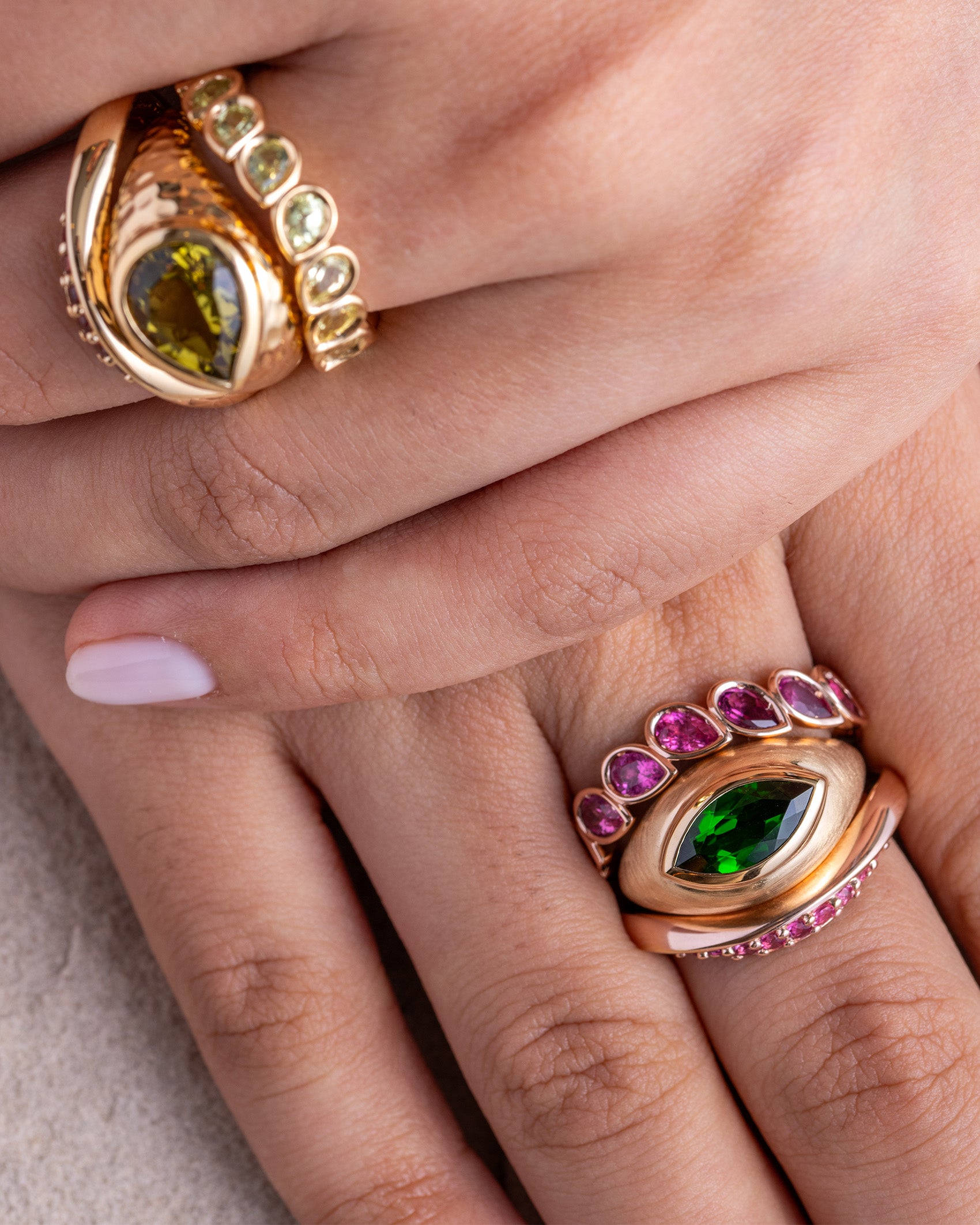 Spring Bubble Signet Ring