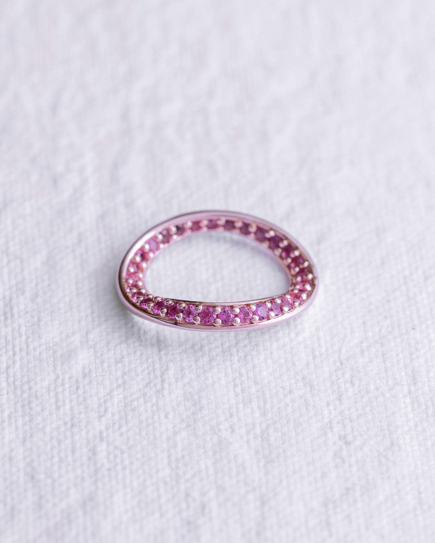 Studded Eternal Rose Gold Loop