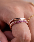 Pink Tourmaline Eternal Rose Duo