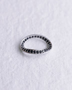 Studded Eternal Silver Loop